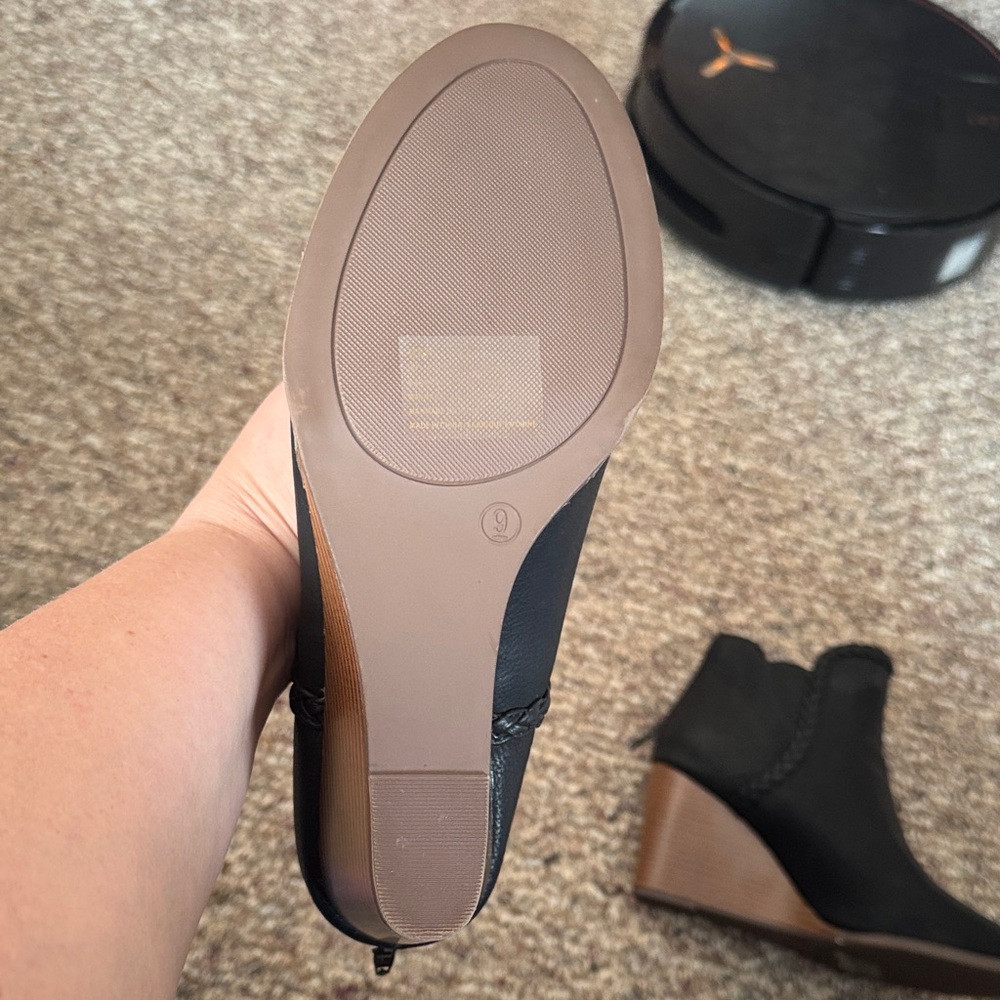 Maurices Sleek Black Ankle Boots - Picture 4 of 8